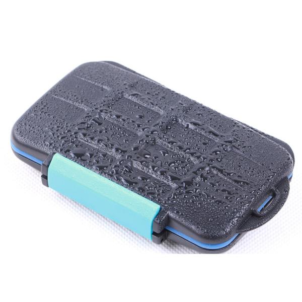 SDカードホルダーSDカードケースコンパクトショックプルーフ実用的なストレージバッグメモリSDおよびTFカードケースメモリカードオーガナイザー