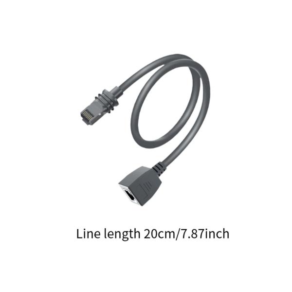 イーサネット エクステンダー アダプター 1200Mbps 安定 8P8C オス延長イーサネット ケーブル 20cm 非防水