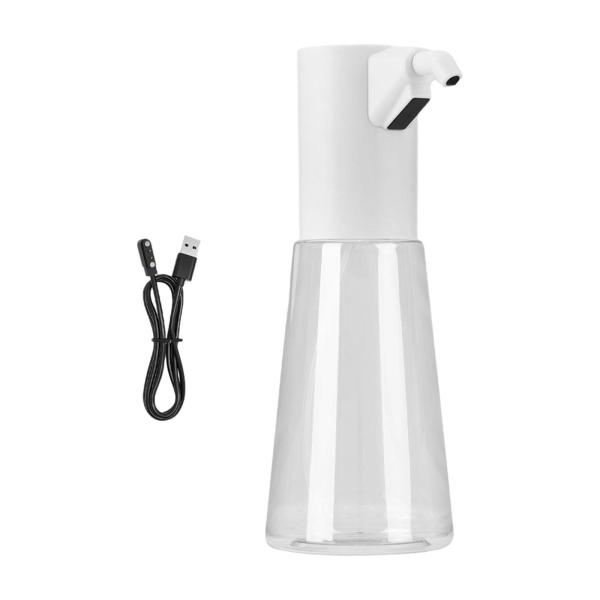 自動液体ソープディスペンサー 450ml 多目的 頑丈 充電式 4段階調節 レストラン バスルーム ゲストハウス用