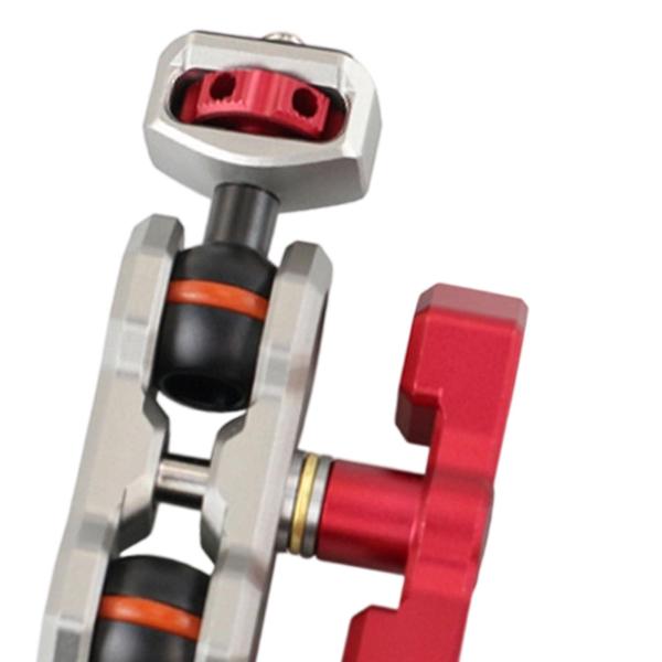 カメラマジックアーム カメラスタンド LCDモニター用 フラッシュカメラ DSLRフラッシュライト チタン