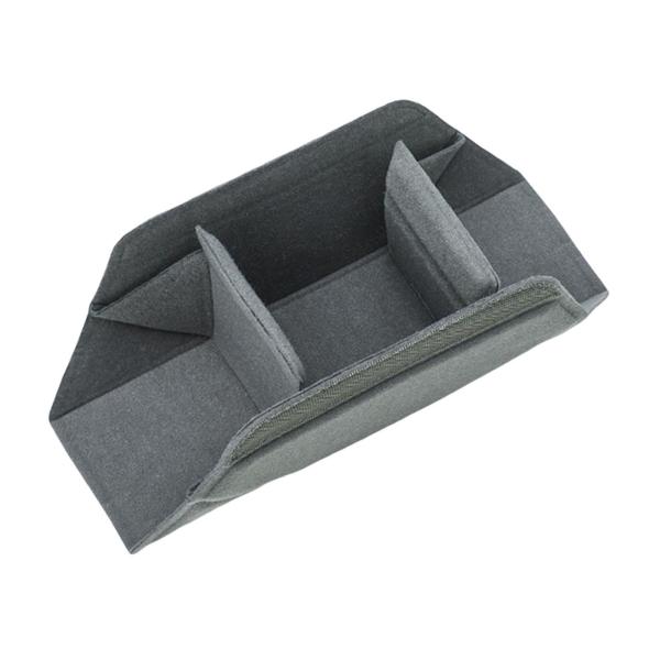 カメラレンズ用パッド入りインサートライナー DSLR保護折りたたみ式 DSLRカメラとレンズ用 カメラレンズキューブケース