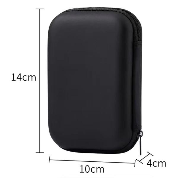ハードEVAキャリングケースEVA収納ケース保護イヤホンケース大容量イヤホンオーガナイザーボックス、
