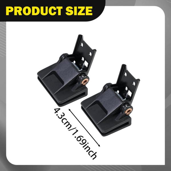 2 個入り ダストカバーヒンジ ビニールレコードプレーヤー用ダストカバーヒンジ 取り付け簡単 頑丈 効果的なクリーニング 交換用アクセサリー