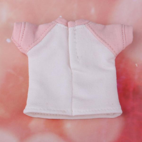 アゾンリカ人形accsピンクのための1/6素敵な半袖Tシャツのトップス