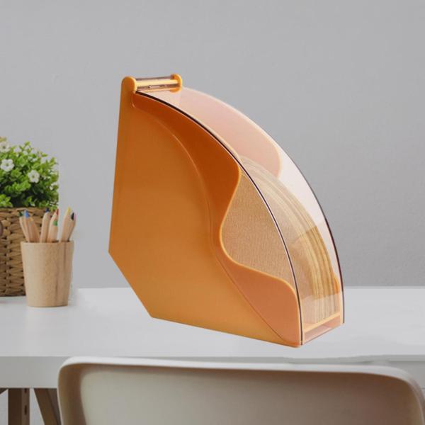 ホームキッチンオレンジ用防塵大型コーヒーフィルターホルダーボックスディスペンサーシェルフ