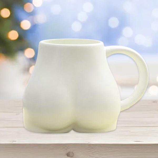 コーヒーマグ女性の体のお尻のお尻の形ノベルティ家の装飾飾り
