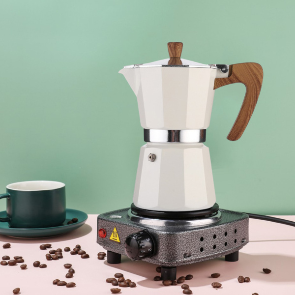 ストーブトップエスプレッソメーカーキューバモカカフェテイラコーヒーポット150ml