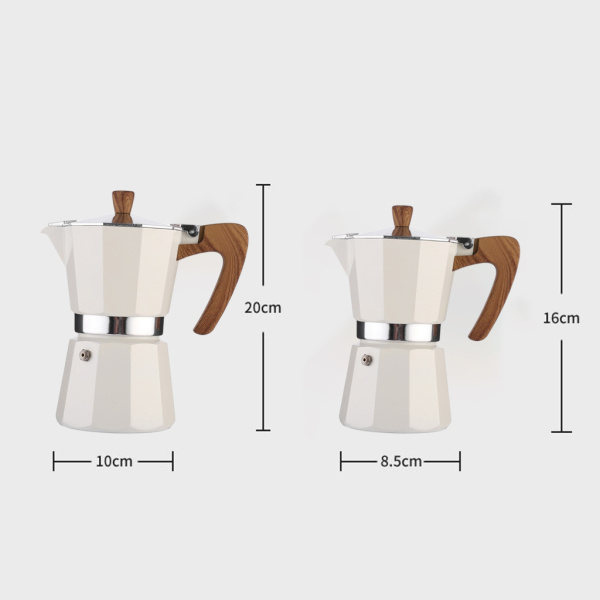 ストーブトップエスプレッソメーカーキューバモカカフェテイラコーヒーポット150ml