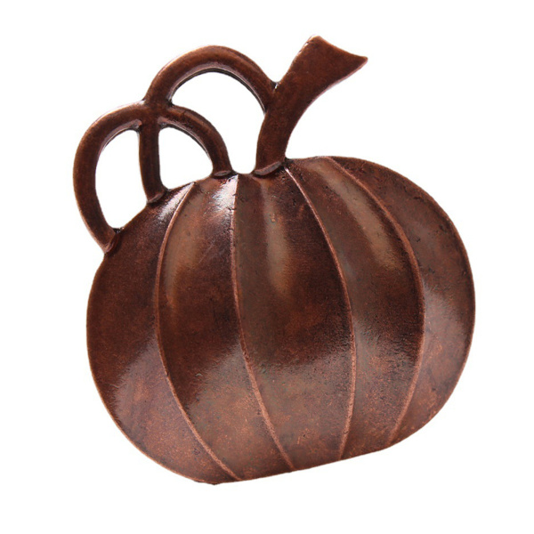 12x秋のナプキンリングテーブルデコレーション、家族の集まり、パーティー、感謝祭、ハロウィーンのためのカボチャディナーテーブルナプキンホルダ