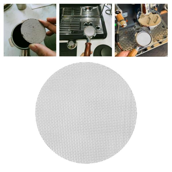 コーヒーフィルタースクリーンフィルターメッシュプロフェッショナルコーヒーマシンアクセサリー53.5mm1mm厚