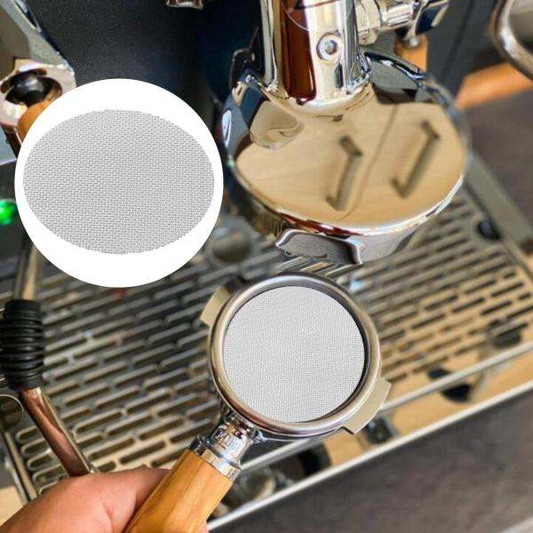 コーヒーフィルタースクリーンフィルターメッシュプロフェッショナルコーヒーマシンアクセサリー53.5mm1mm厚