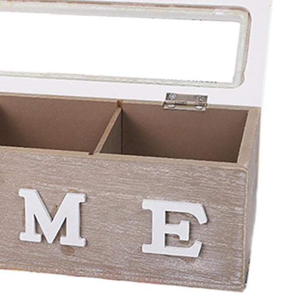 ティーバッグボックスジュエリーボックスシュガーティーバッグ用キッチンオーガナイザーコーヒーポッド3グリッド