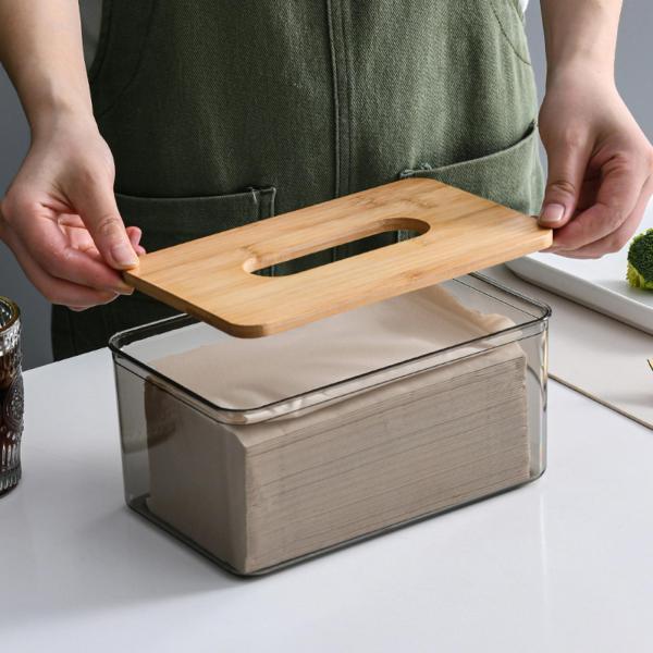 ティッシュケース おしゃれ  木製蓋 インテリア ティッシュボックス  シンプル 家庭用 ファッショナブル 質感 小物収納｜stk-shop｜02