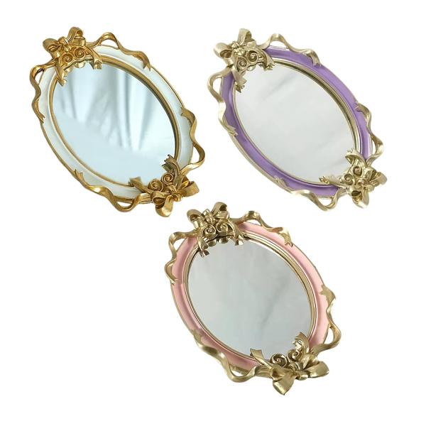 バスルームミラートレイキッチントレイジュエリーオーガナイザー家の装飾白