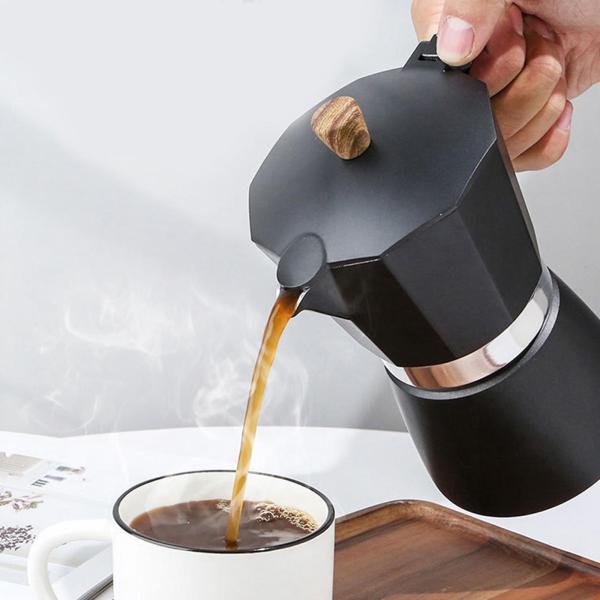 ストーブトップイタリアンコーヒーメーカーマニュアルエスプレッソカップカフェキッチンバー150ml