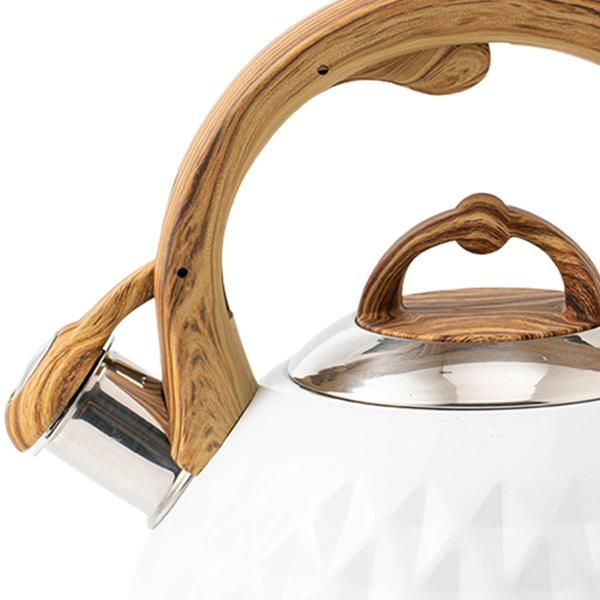 コーヒーストーブミルク用のステンレススチールホイッスルケトル調理器具