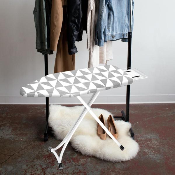 アイロン台カバー 保温 しっかり ふんわり 家庭用 リビング 市松模様