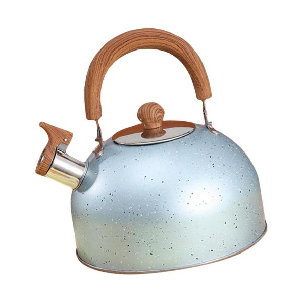 3L ホイッスル ティーケトル コンロ用 湯沸かし用 ソースブルー