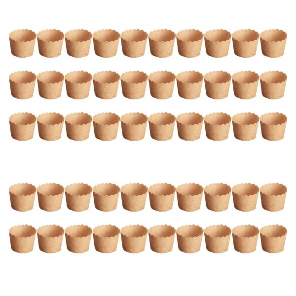 多目的カップケーキライナー 50個 装飾Accs ベーキングツール 積み重ね可能 マフィンペーパーケース お祝い ホーム ウェディング パー