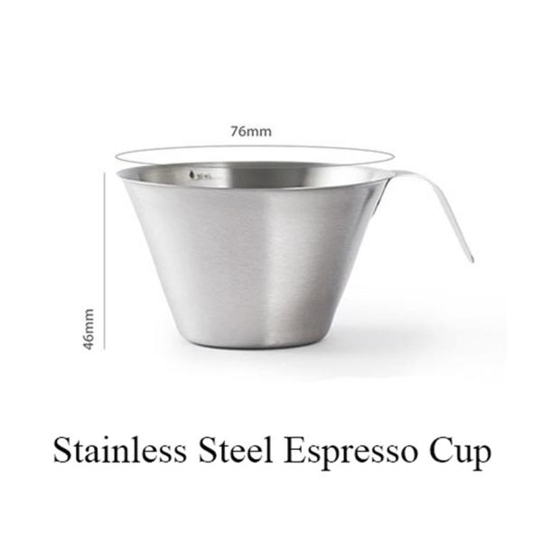 レストランのための100ml/3oz小さいエスプレッソのコップのステンレス鋼棒飲み物のマグカップ