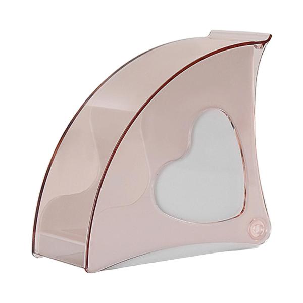 フィルターペーパーホルダー防塵収納ボックスアクセサリー、オフィスダイニングコーヒーショップ用の手作り整理 , 白