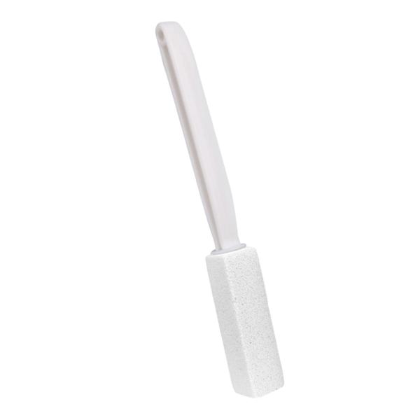 軽石 トイレブラシ 取っ手付き さび焼き フットケア プール ホワイト 20.5cm