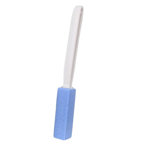 軽石 トイレブラシ 取っ手付き 錆びグリル 足ケア プール ブルー 20.5cm
