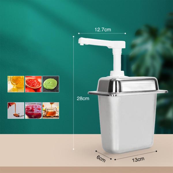 Vtsmax 業務用自動シロップディスペンサー 大容量8.5L 304ステンレス