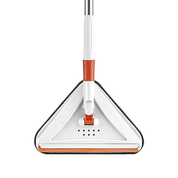 モップ  360度回転 三角モップ 壁 キッチン 床 ホワイト