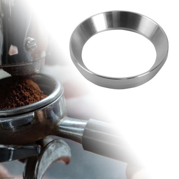 ほとんどのコーヒー マシン ハンドル 58 mm のエスプレッソ投与漏斗ステンレス鋼ツール