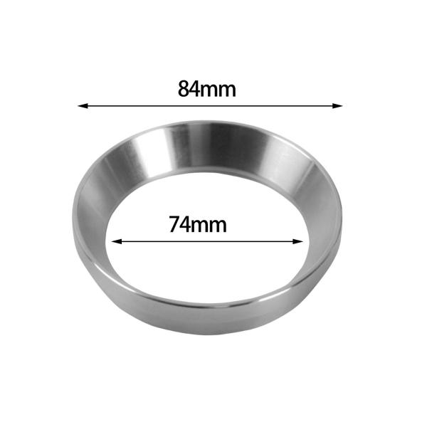 ほとんどのコーヒー マシン ハンドル 58 mm のエスプレッソ投与漏斗ステンレス鋼ツール