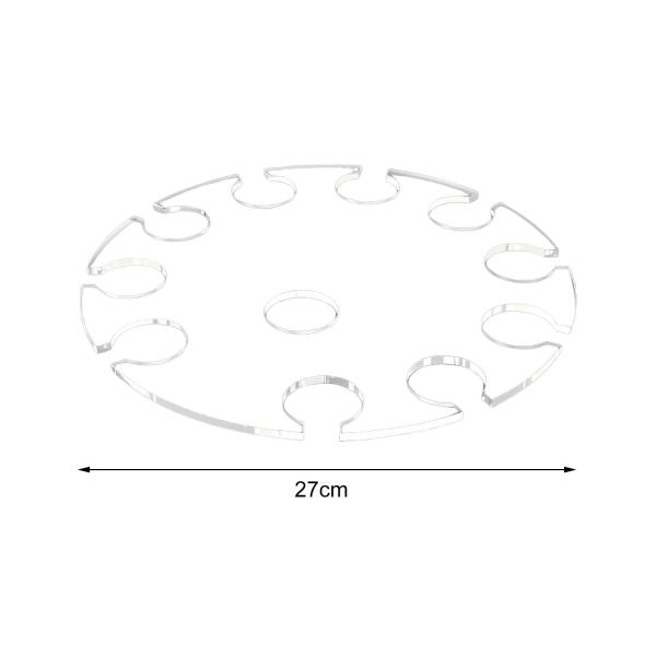 ゴブレットホルダー ゴブレットラック カップホルダー ガラスカップ ディスプレイラック カフェバー用 270ml 10穴
