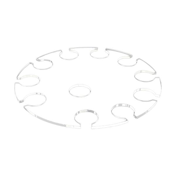 ゴブレットホルダー ゴブレットラック カップホルダー ガラスカップ ディスプレイラック カフェバー用 270ml 10穴