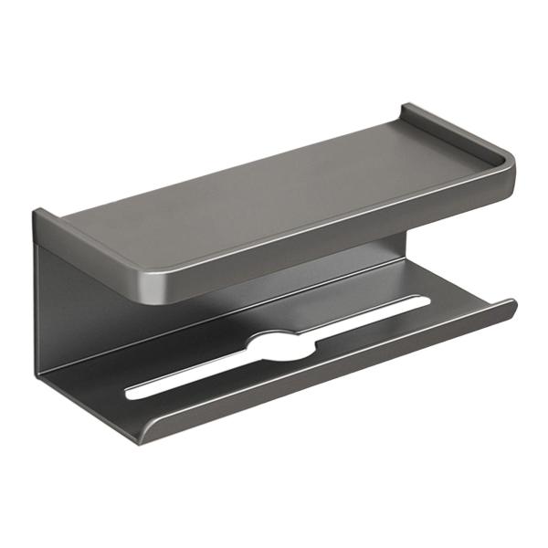 ティッシュ ペーパー オーガナイザー スタンド シェルフ付き 寮用のフラッシュ可能なストレージ ディスペンサー