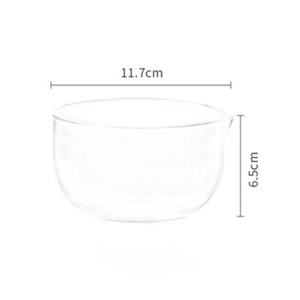水出し用ガラス製抹茶碗 注ぎ口付き ギフト ティーアクセサリー 600ml