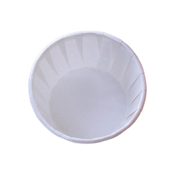 50ピース 耐油紙 カップケーキラッパー ベーキングカップ アクセサリー 耐久性 ホワイト