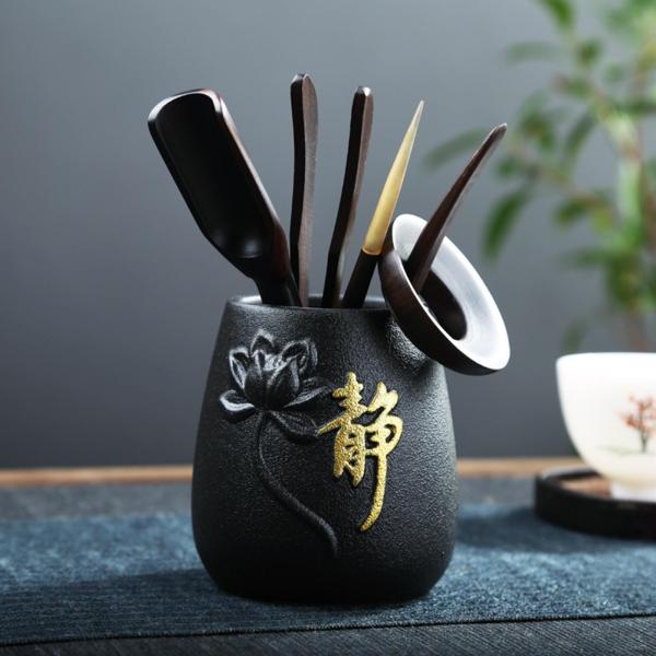 中国カンフーティーポットセット茶アート器具ポータブル茶器セットギフト用スタイル B