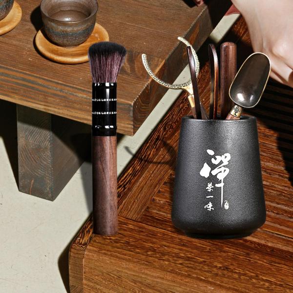 中国カンフーティーポットセット茶アート器具ポータブル茶器セットギフト用スタイル E