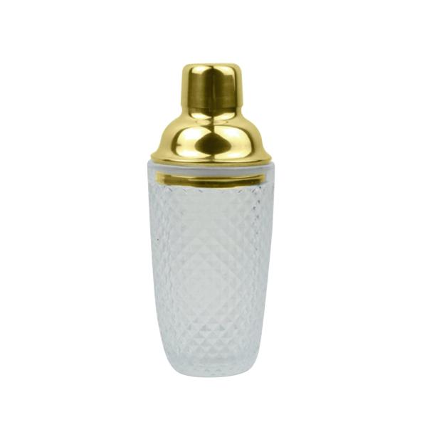 カクテル シェイカー 350ml ミキサー マティーニ シェイカー Kithen ダイニング ドリンク クリスマス ゴールデン