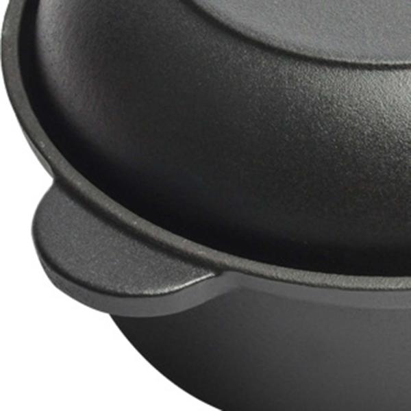 鋳鉄パンセット グリル調理鍋 スキレット蓋付き コンロトップ BBQ ステーキポット 高耐久 急速加熱フライパン キッチン調理器具 キッチン