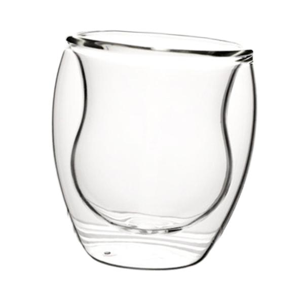 二重ガラス 80 ミリリットル断熱ドリンクグラスマグ茶飲料ジュース用