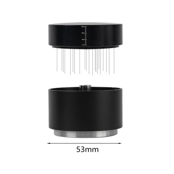 2 in 1 コーヒーディストリビュータータンパー ポータブル レストラン、バー、コーヒーショップ用 53mm