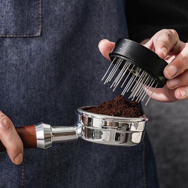 2 in 1 コーヒーディストリビュータータンパー ポータブル レストラン、バー、コーヒーショップ用 53mm