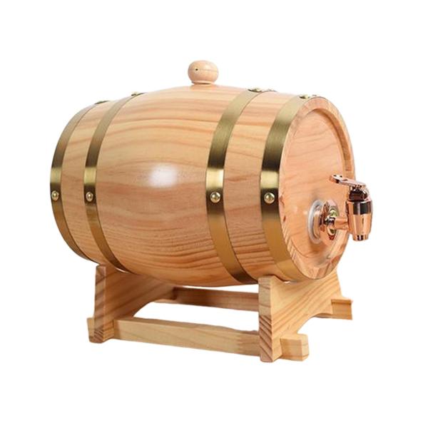 木製ワイン樽アクセサリー ウイスキー樽ディスペンサー カクテル ビール ワイン 1.5L用