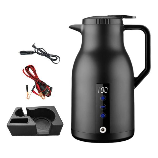 沸騰湯ケトルトラックケトル給湯器ボトル茶ミルク水用ブラックベース付き