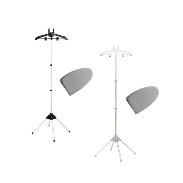 スチームアイロンスタンド 84-160 センチメートル高さ調節可能なスタンドアイロン機ブラケット黒