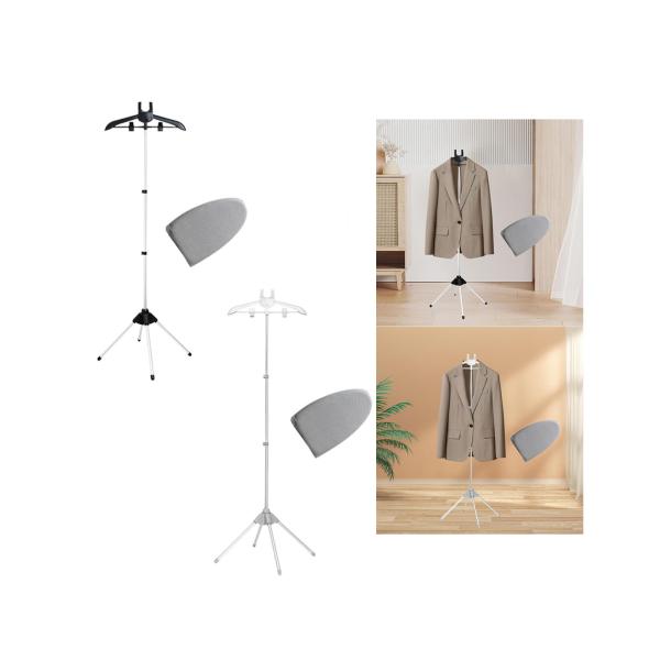 スチームアイロンスタンド 84-160 センチメートル高さ調節可能なスタンドアイロン機ブラケット黒