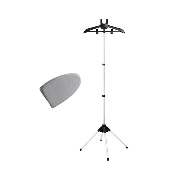 スチームアイロンスタンド 84-160 センチメートル高さ調節可能なスタンドアイロン機ブラケット黒