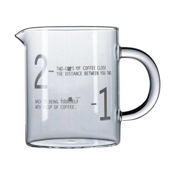 ガラスコーヒーポット透明注ぐコーヒーカラフェオフィスキャンプ卒業付き