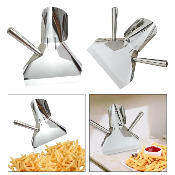 フレンチフライスクープキッチンガジェット多目的キャンディスナックナッツシングルハンドル